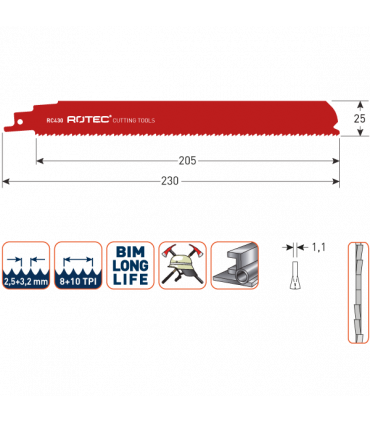 ROTEC Reciprozagen RC430 / 1126CHF (VPE 5 stuks) per 1
