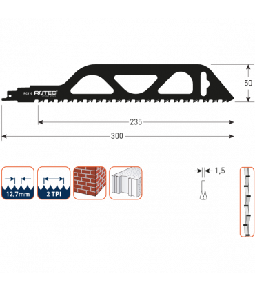ROTEC Reciprozagen RC810 / 1243HM (VPE 1 stuks) per 1