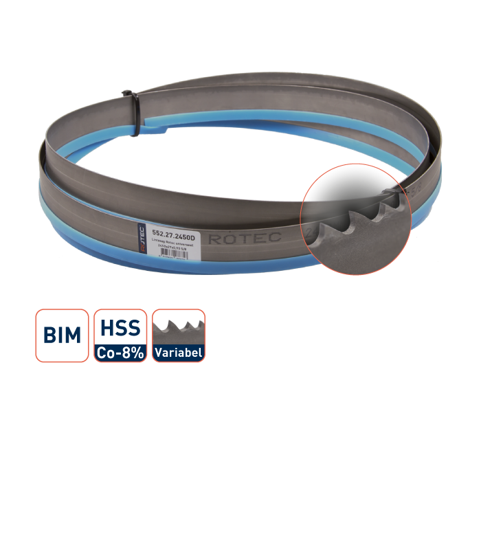 ROTEC Lintzaag universeel 2480x27x0,90 8/12 per 0