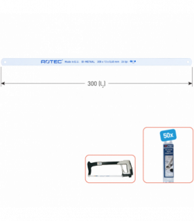 ROTEC Handzaagbladen Bi-metaal 18 t. per 1 2