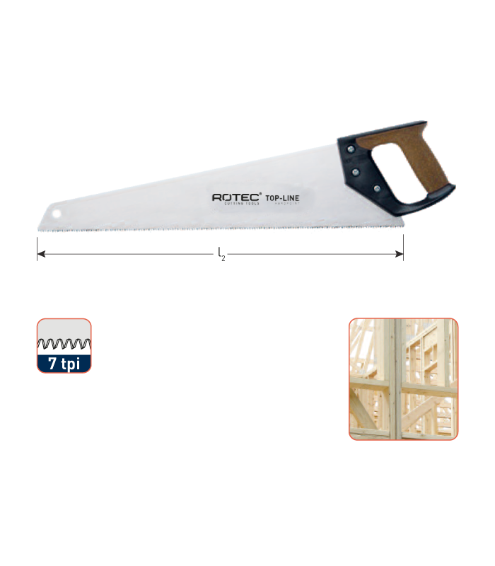 ROTEC Handzaag Top-Line TL5/500...