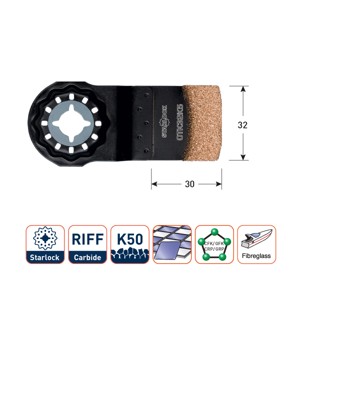 ROTEC OTK32HG Oscillerend HM invalzaagblad...