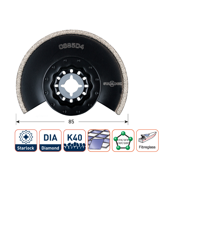 ROTEC OS85Dia Oscillerend Diamant...