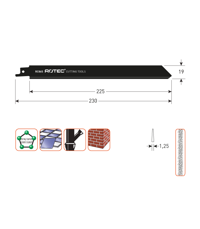 ROTEC Reciprozagen RC865 / 1130Riff (VPE 1...