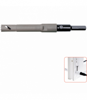 Kozijnboor 19,0 x 90 mm 8-12tpi incl. houder en... 2