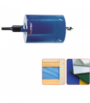 ROTEC Dakdoorvoerboor 152x150mm 4-6tpi incl.boor +6kt adapter per 0