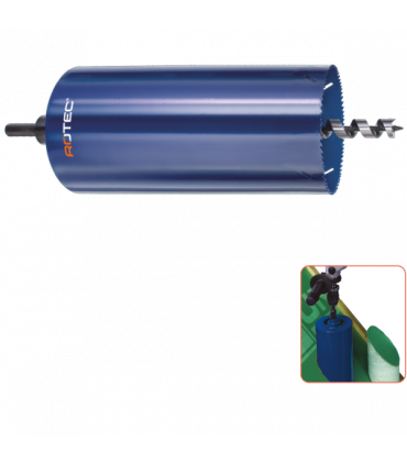 ROTEC Dakdoorvoerboor 152x300mm 4-6tpi incl.boor +6kt adapter per 0