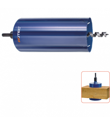 ROTEC Dakdoorvoerboor   85x300mm 3-4tpi incl.boor +6kt adapter per 0