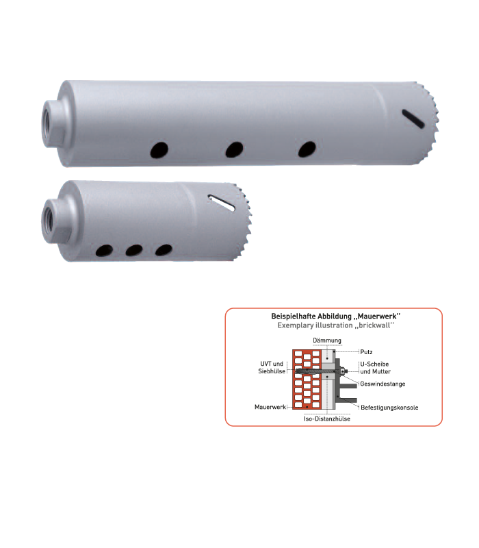 ROTEC Verlengde gatzaag-Bi 51x100mm 4-6tpi...