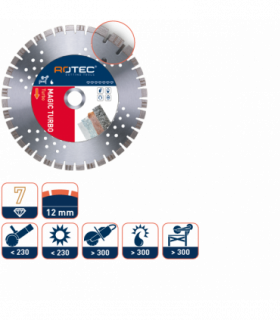 ROTEC Diamantzaag Magic Turbo 400/30,0 per 0