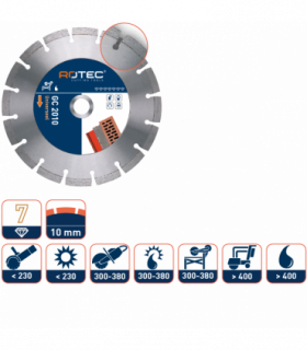 ROTEC Diamantzaag GC2010 180/22,23 per 0
