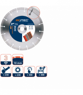 ROTEC Diamantzaag BSXE 180/22,23 per 0