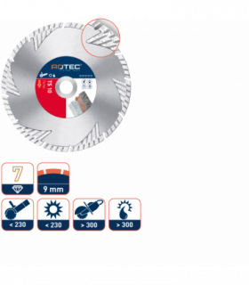 ROTEC Diamantzaag TS10 350/25,4 per 0