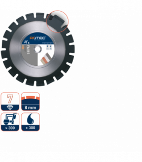 ROTEC Diamantzaag FA III S 900/25,4 per 0
