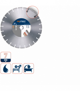 ROTEC Diamantzaag BS II K 600/25,4 per 0