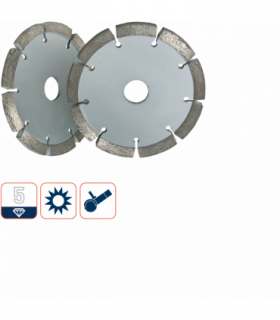 ROTEC Voegenfrees DSF SILVERLINE 125x 4,5/22,23 per 0