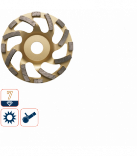 ROTEC Komschijf Fancup Uni 100/22,23 per 0