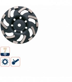 ROTEC Komschijf Fancup HI-special 150 / asgat 12,7 mm per 1