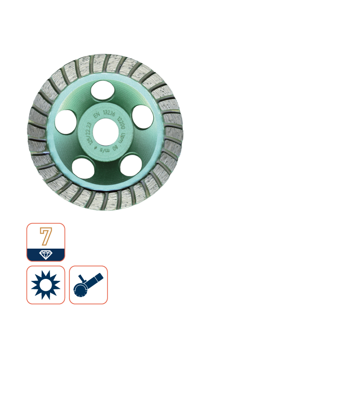 ROTEC Komschijf Special Line BOSCH 125 Turbo / 22,23 per 1