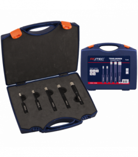 5 delige Diamanttegelborenset 6-kant 5/6/8/10/12 mm...