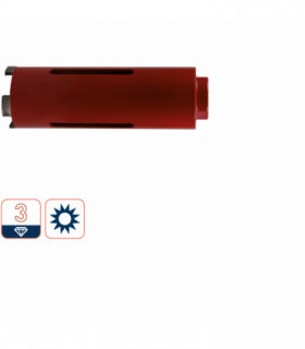 Diamantboor DROOG  112mm M16 aansl. per 0