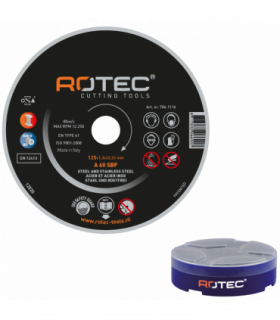 Rotec doorslijpschijven INOX  125x1,3x22,2 A60SX (VPE10)...