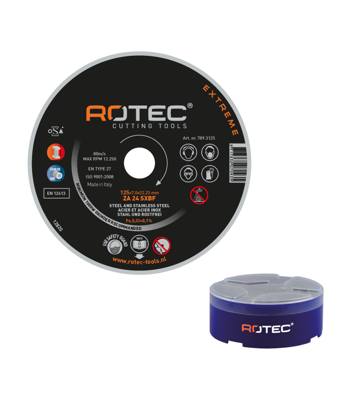 Rotec afbraamschijven GP- STAAL/RVS...