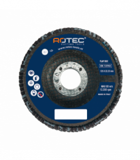Rotec lamellenschijven 125x22.23 mm  Korrel 40 per 1