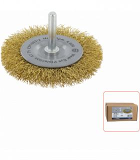 Stiftborstel sch.6mm75x0,30 mm x 10 mm gegolfd messingdr....