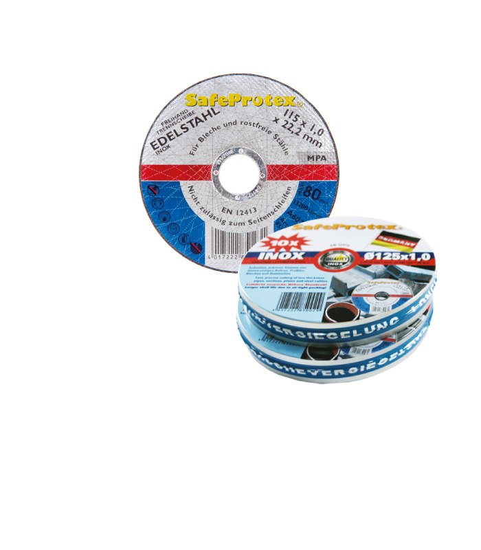 Doorslijpschijven Safe-Protex RVS 125x1,0x22,23...