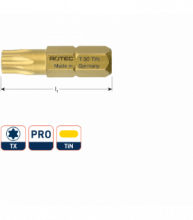 PRO Insertbit T 40 L-25mm C 6,3 TIN per 1