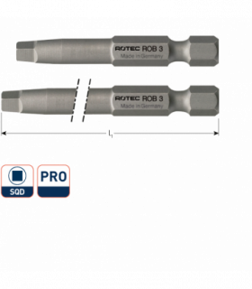 PRO Krachtbit SQD 2 L-50mm E 6,3 BASIC per 1