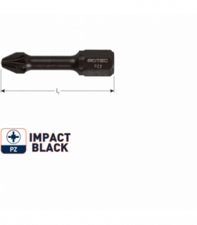 IMPACT insertbit PZ 2 L-30mm C 6,3  BASIC per 1