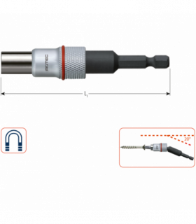 Magn.bithouder E6,3x65mm type ANGLE per 1