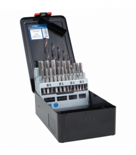 29 dlg. Cass. Hand.tappen + boor  M3-M12 per 1