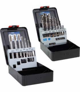 7+7 dlg. Cass. Machinetappen + Preciseboor per 1