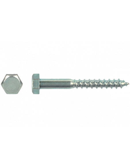 Houtdraadbout Din 571 * 7,00x140 Zn   (100st)