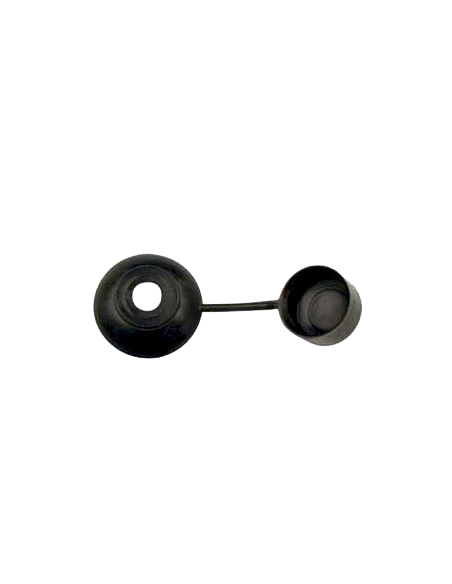Afdekdop voor houtdraadbout 7mm EPDM zwart RAL9011   (100st)
