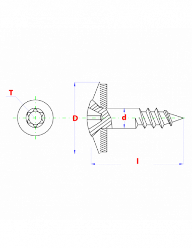 Spenglerschroeven - Houtschroef+EPDM Din...