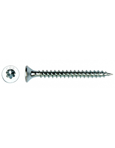 Spaanderplaatschr.VK-T * 4,00x45 Zn voldraad -...