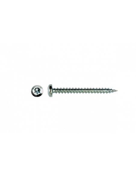 Spaanderplaatschroef PH-T * 4,00x25 Zn (T20) panhead T-drive voldraad  (200st)