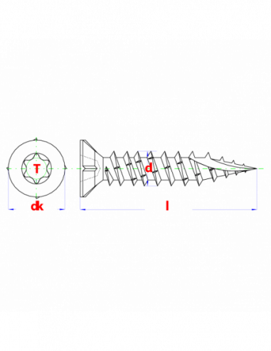Spaanderplaatschr. PFS+ VZK-T * 3 00x25 Zngeel...