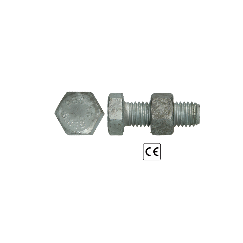 SB-bout CE 8.8 EN15048-1 M 20x100 Vuurzn Set :...