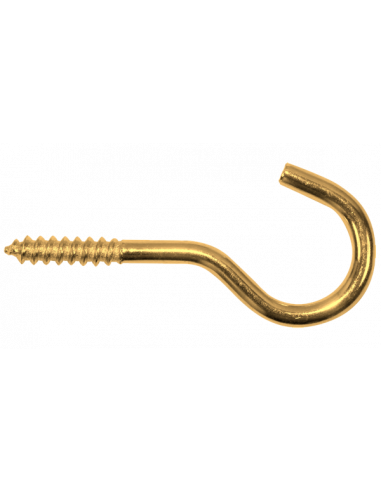 Schroefhaken * 3,50x30 messing (50-19-17-3,70)...