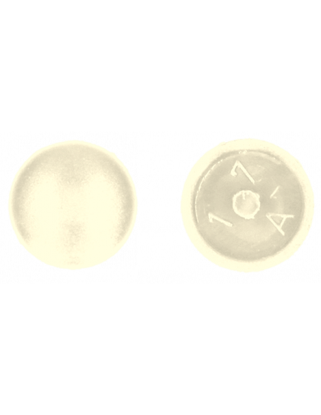 Afdekkap m.pin(12-2,5-6) Ral (9001-Crèmewit)   (200st)