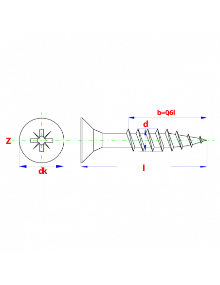Spaanderplaatschr. VZK * 5x80 Gz- Emmer (140)   (1st)