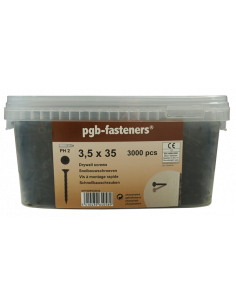 Snelbouwschroef * 3,5x35 gefosf. - grote emmer Aantal...