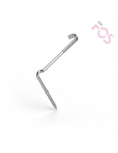 FOS 409  Spijkerpanhaak INOX RVS A2 65x48 rond prijs per 100 2