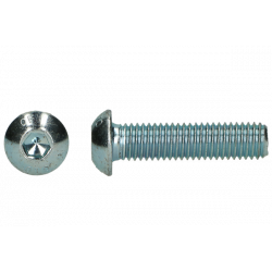 BZK.bolkopschr.10.9 DIN-EN-ISO 7380-1 M 10x35 Zn   (100st)