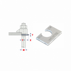 Lindapter opvulelement type CW M 20 Vuurzn   (100st)
